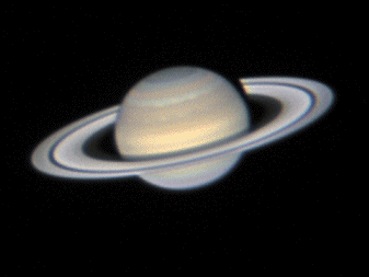 Saturn rotation March 9th 2012