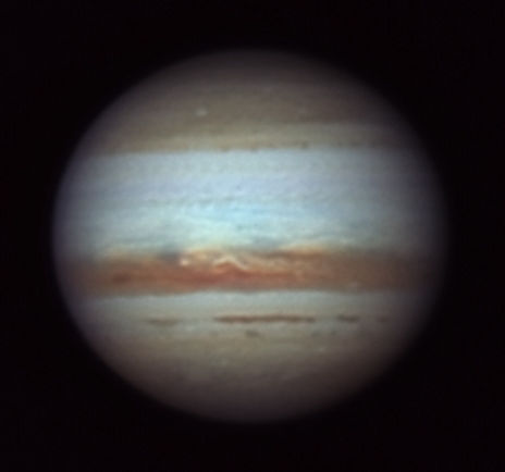 Jupiter missing equatorial belt