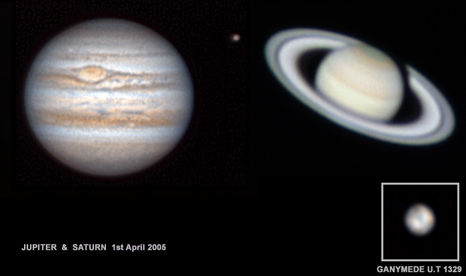 Jupiter and Saturn 2005