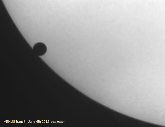 Venus transits the Sun in June 2012
