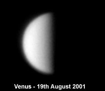 Venus at dichotomy in 2001