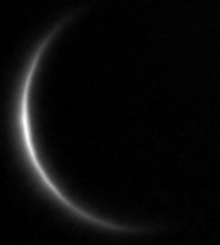 Venus thinnest crescent phase